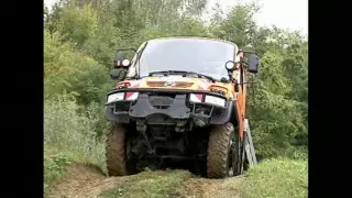 unimog implement carrier in offroad