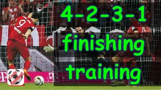 4-2-3-1 finishing training programme!