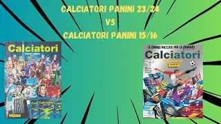 Confrontiamo l'Album Calciatori 2023 2024 con quello di 10 anni fa, e scopriamo le differenze