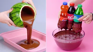 Creative COKE Jelly Cake Decorating Idea | Homemade Chocolate Cake Compilation | So Tasty