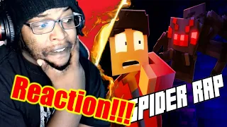 MINECRAFT SPIDER RAP | "Bull Is The Spider" | Dan Bull Animated Music Video / DB Reaction