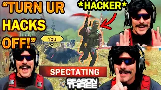 DrDisrespect Spectates & REPORTS 1st HACKER in Season 3 Warzone! (+ ROAST!)