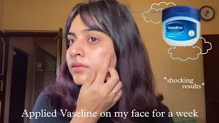 I Applied Vaseline On My Face Everyday For One Week!! *did not expect this*