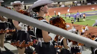 Touchdown Hutto! Time for the fight song! At Liberty Hill on September 1, 2023.