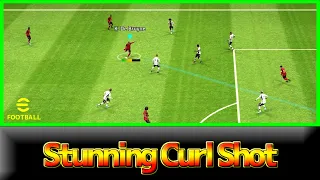 【Tutorial】Stunning Curl Shot │ eFootball Mobile 2023