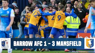 Barrow v Mansfield Town highlights