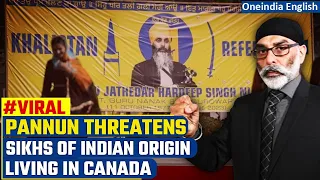 India-Canada Row: Sikhs for Justice asks Hindus of Indian origin to leave Canada | Oneindia News
