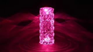 Acrylic Crystal Table Lamp Review & Unboxing | The Ultimate Lighting Elegance