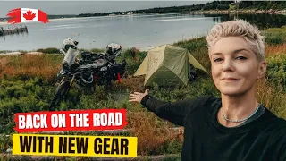 Thanks to the Kindness of Canadian Riders I'm Back on the Road with New Camping Gear! - 172