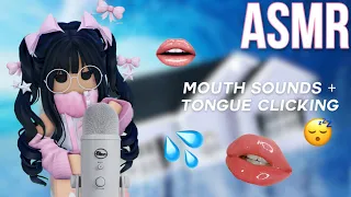 Roblox ASMR ~ CRISP Tingly Mouth Sounds for Sleep 💗 (Tongue Swirls, Kisses, Tongue Clicking)