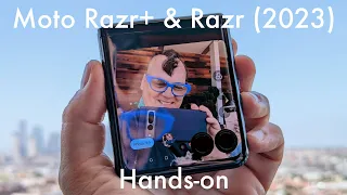 Moto Razr+ ($999) and Razr (2023) hands-on: flipping the folding phone script