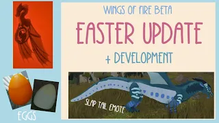 Easter Update || SeaWing Tail Slap, Hidden Eggs, Age Development & More! || WoF Beta Roblox