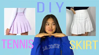 ТЕННИСНАЯ ЮБКА 💗 своими руками 🌿 DIY tennis skirt 😍