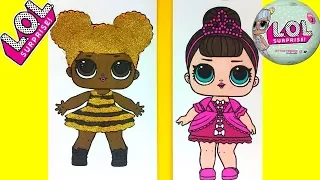 LOL SURPRISE DOLL Coloring Page | Queen Bee & Fancy Coloring ❤ Coloring pages lol surprise