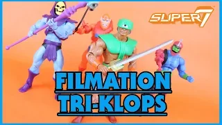 Super7 Masters of the Universe FILMATION TRI-KLOPS Action Figure Toy Review