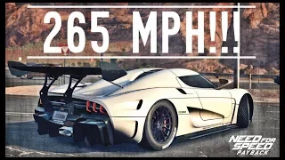 NFS Payback - FASTEST CAR / FULLY UPGRADED KOENIGSEGG REGERA!!