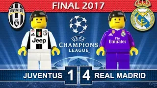 Champions League Final 2017 • Juventus vs Real Madrid • Goals Highlights Lego Football Film