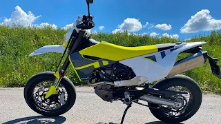 Husqvarna 701 Supermoto тест-драйв и технические характеристики