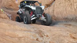 KRX 1000 up the Chute in Sand Hollow after a rain storm