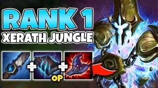 #1 XERATH WORLD ATTEMPTS TO CARRY 4V5 AS JUNGLE XERATH (LONG RANGE GANKS) - League of Legends