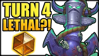 Turn 4 LETHALS?! This TOTEM IS GIGA FAST! | Hearthstone