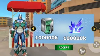 Rope hero game me paise aur gems kaise le | How to collect money and diamond in rope hero vice town