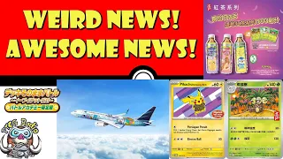 Weird & Awesome Pokémon TCG News! Black Tea, Pokémon Aeroplane, Indonesia Journey!(Pokémon TCG News)