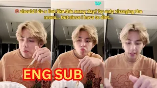 🔴[ENG SUB]BTS Taehyung live today 130823 #tayhyung #weverse #live