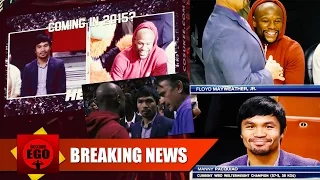 FLOYD MAYWEATHER & MANNY PACQUIAO AT MIAMI HEAT GAME, FACE-TO-FACE SAME BUILDING!!! COINCIDENCE?