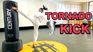 TORNADO KICK - 3 EASY STEPS | TKD