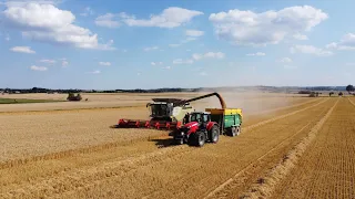 HARVEST 2022 - CLAAS LEXION 6800; CLAAS LEXION 760