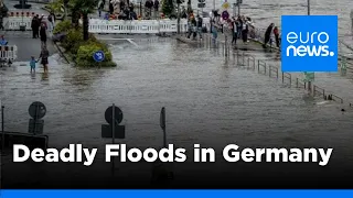 Firefighter killed, ICE train derails as catastrophic flooding continues in southern Germany