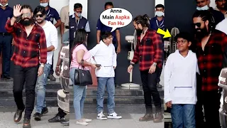 Yash Sweet Gesture For This Small Kid Will Win Your Heart!🙏🏻 Rocky Bhai In Mumbai For KGF Chapter 3!