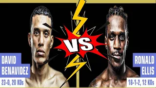 David Benavidez vs Ronald Ellis Live Fight Watch Party MOS COMMENTARY