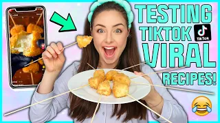 Testing VIRAL Tiktok Recipes And Food Hacks! ad