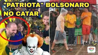 "Patriota" Eduardo Bolsonaro no Catar, os outros tomam chuva