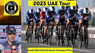 Soudal-QuickStep & Remco Evenepoel Wins | 2023 UAE Tour | Stage 2