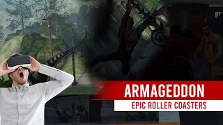 Epic Roller Coaster | Armageddon [ VR Gameplay ]