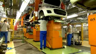 Видео сборки автомобилей Лада Гранта и Новая Лада Калина на конвейере АВТОВАЗа