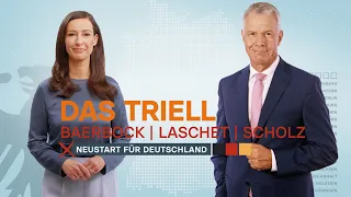 Bundestagswahl 2021 LIVE: Das Triell - Baerbock | Laschet | Scholz