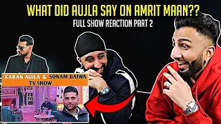 Karan Aujla - Dil Diyan Gallan W/ Sonam Bajwa | What Did Aujla say on Amrit Maan??  REACTION PART 2