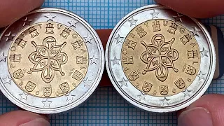 2 euro Portugal - Defects - 1.000.000
