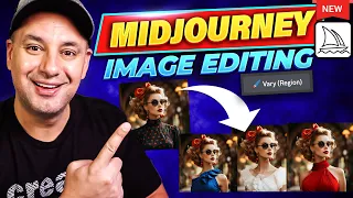 Midjourney Image Editing is Finally here - Vary Region Tutorial