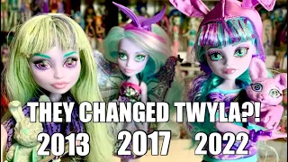 TWYLA IS BACK! MONSTER HIGH CREEPOVER PARTY TWYLA DOLL REVIEW!