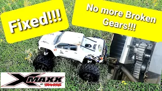 Traxxas Xmaxx - Gear problem fix! & Spektrum 1250kv Motor upgrade!