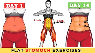 ➜ 15-Min Standing FLABBY STOMACH Exercise ✔ Lose 2 Inches in 1 Week