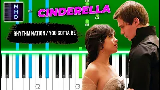 Cinderella, Camila Cabello - Rhythm Nation / You Gotta Be - Piano Tutorial