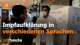 Impfen im Einkaufszentrum: Aufklärung auf Augenhöhe