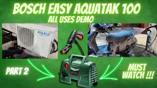 Bosch Easy Aquatak 100 | Bosch AQT 100 | Practical Demo and Washer Uses | Must Watch Before Buy !!!