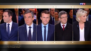 French candidates slug it out over economy